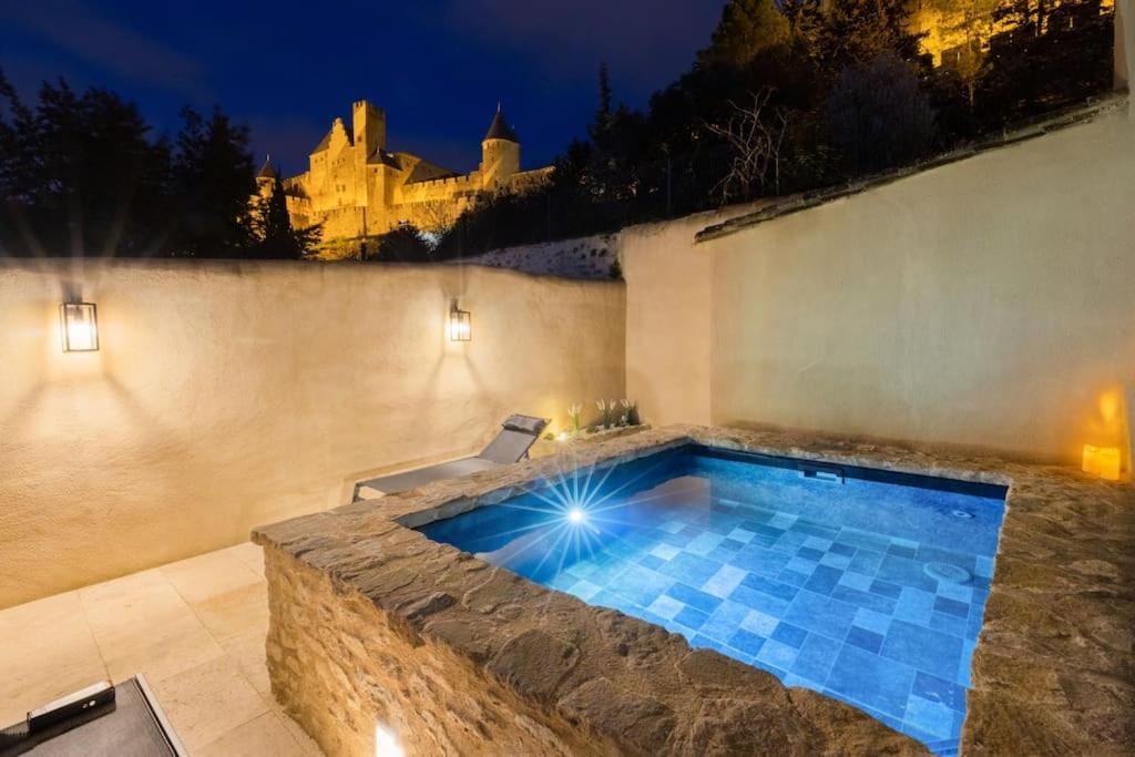 קרקסון Longue Vie A La Reine - Piscine - Chateau מראה חיצוני תמונה